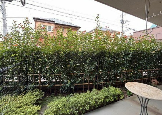 【中古マンション】ダイアパレス若葉壱番館の庭|テラス付き