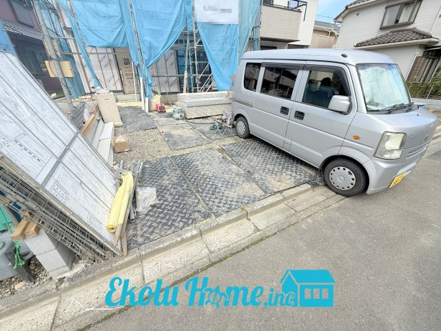 日の出町大字大久野　全3棟　2号棟の駐車場|2026年9月 撮影