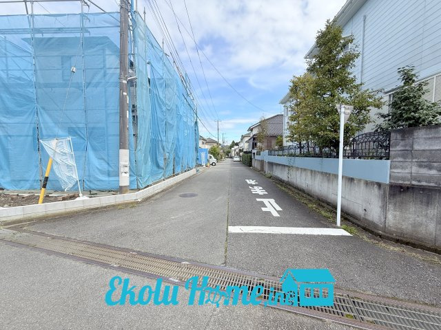 日の出町大字大久野　全3棟　3号棟の前面道路含む現地写真|2026年9月 撮影