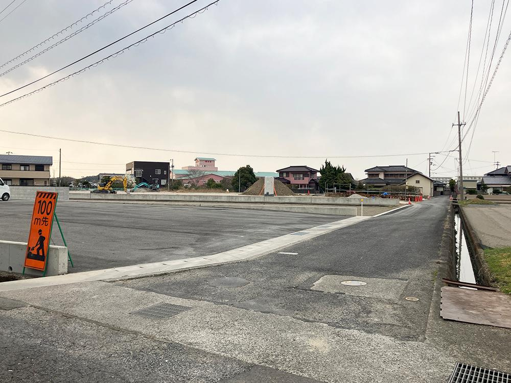 オール電化デザイナーズハウス羽ノ浦町建売㉗の前面道路含む現地写真|前面道路含む現地写真です