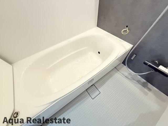 オール電化デザイナーズハウス羽ノ浦町建売㉗の浴室|日々の疲れを癒すお風呂付です