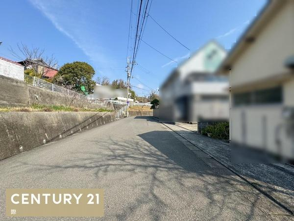 和歌山市善明寺　土地の前面道路含む現地写真