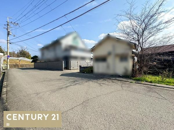 和歌山市善明寺　土地の前面道路含む現地写真