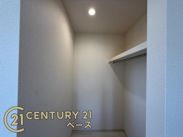 奈良市あやめ池南２丁目 １号棟 ／新築一戸建の収納|■現地撮影写真■収納スペース充実ですっきりと片付きます！
