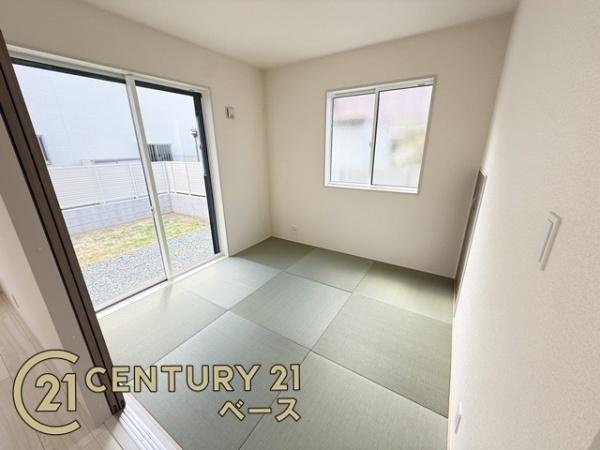 奈良市あやめ池南２丁目 １号棟 ／新築一戸建の和室|■現地撮影写真■ほっこり落ち着ける和室！客間としてもご利用いただけます！