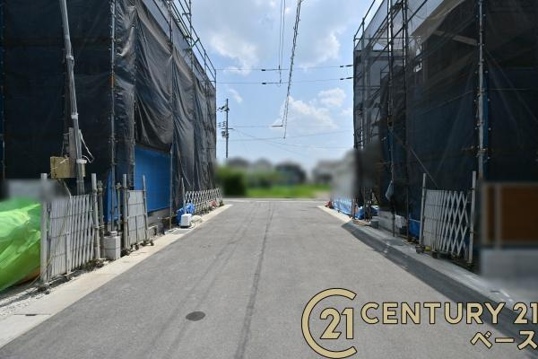 リーブルガーデン東九条町 ２号棟 ／新築一戸建の前面道路含む現地写真|■現地撮影写真■