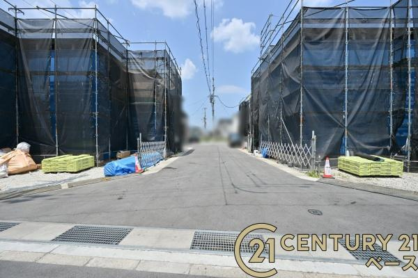 リーブルガーデン東九条町 ２号棟 ／新築一戸建の前面道路含む現地写真|■現地撮影写真■