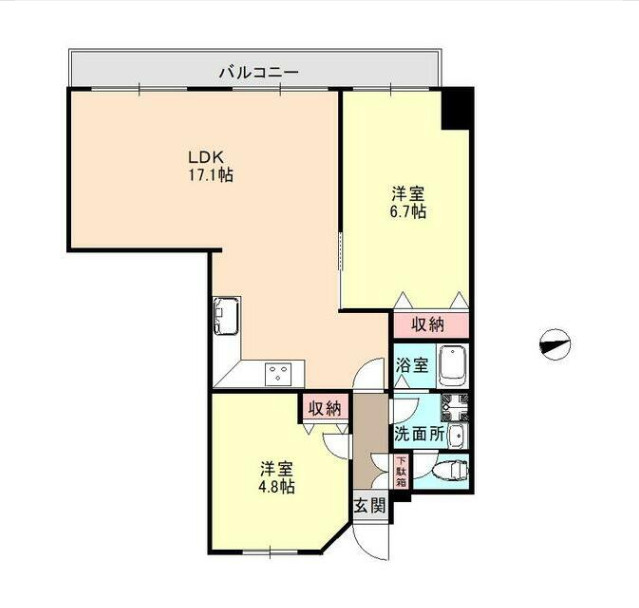 エイム柏の間取り