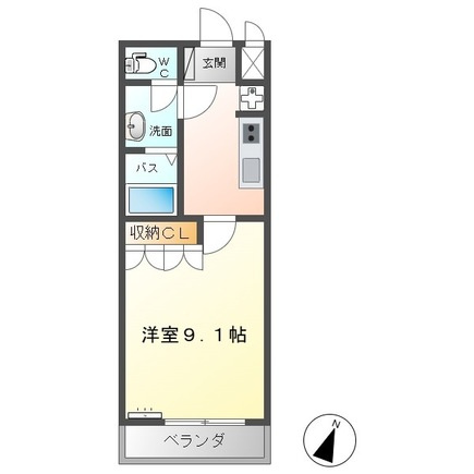 メルヴェール知手の間取り|間取図