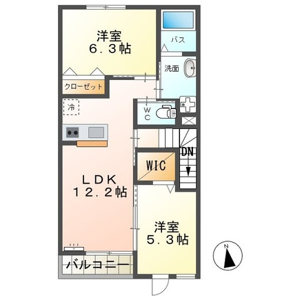 スカイ　クレールの間取り|間取図