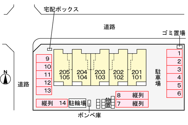 ソラティオの区画図