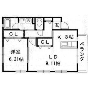 【間取り】 | グレイスライフ高畑