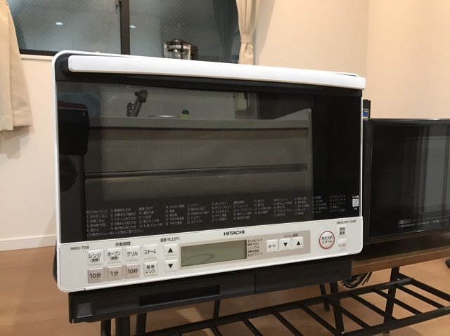 ぬこハウス堀切のキッチン|調理家電が完備。初めての一人暮らし、一人暮らしの再スタートには助かりますね。