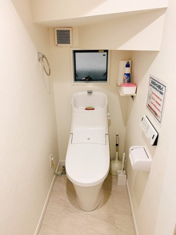ぬこハウス堀切のトイレ|女性には嬉しいウォシュレット付きトイレ。