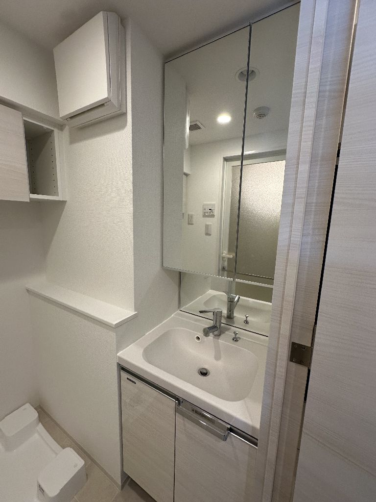 ＧＲＡＮ ＰＡＳＥＯ亀戸の洗面所|ゆったりとスペースのある洗面所