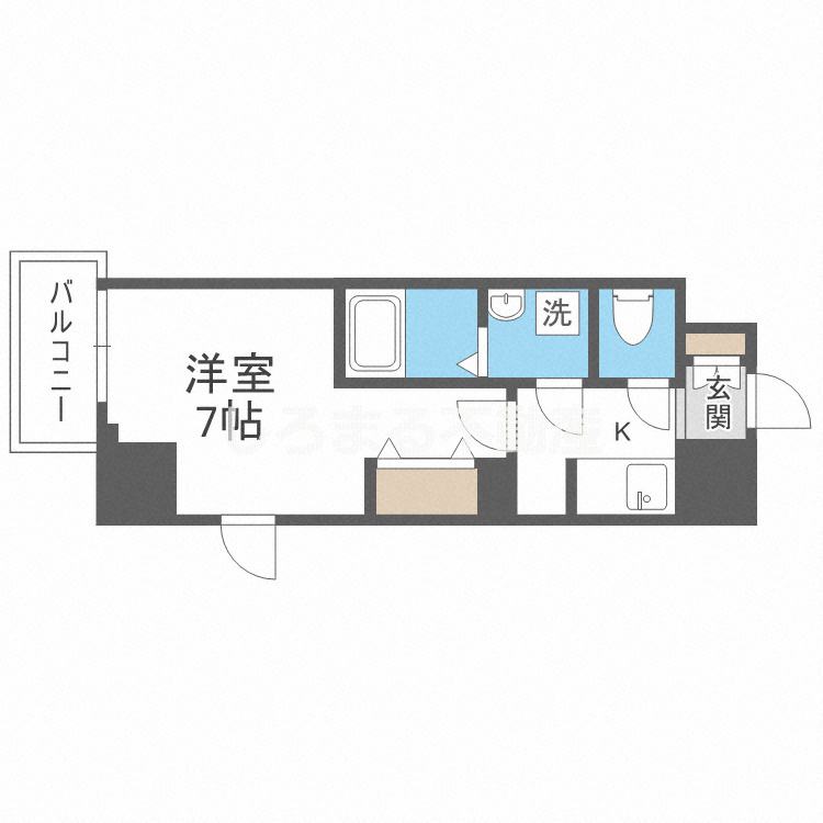 グランルージュ中之島南の間取り