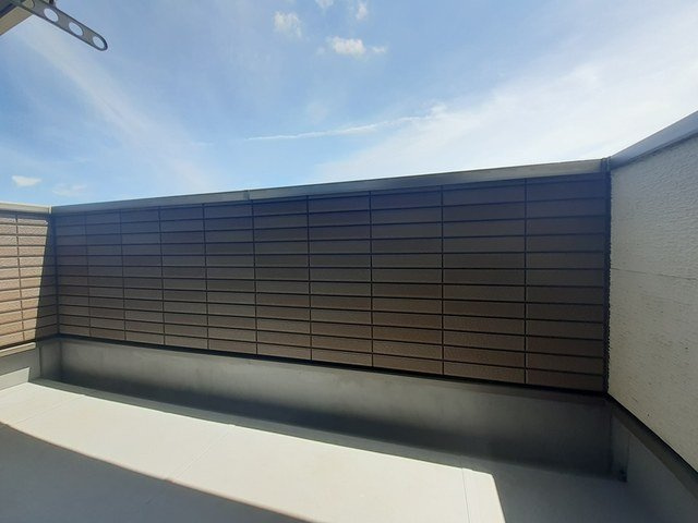 フォーエバー　ハーモニー　Ｂのバルコニー|外からの目が気にならないバルコニーで洗濯物が干せます