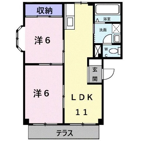 サンコーポＢの間取り