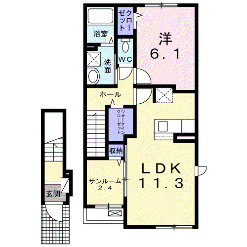 アーティクル　Ⅰの間取り