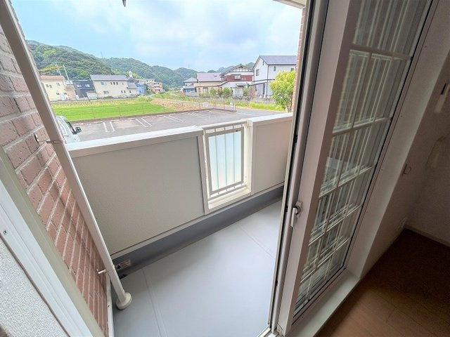 うらら１番館のバルコニー|バルコニー付きです