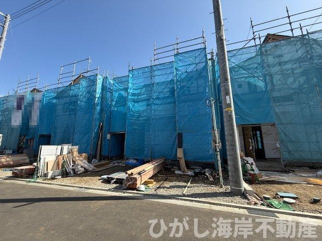 平塚市御殿4丁目　新築戸建　全５棟の外観|4月18日撮影　建築中　現地外観