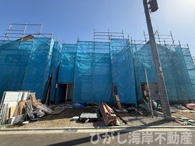 平塚市御殿4丁目　新築戸建　全５棟の外観|4月18日撮影　建築中　現地外観