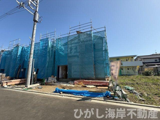 平塚市御殿4丁目　新築戸建　全５棟の外観|4月18日撮影　建築中　現地外観