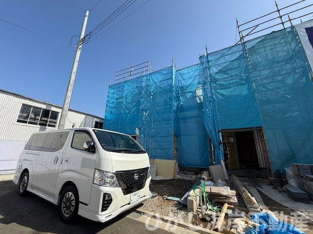 平塚市御殿4丁目　新築戸建　全５棟の外観|4月18日撮影　建築中　現地外観