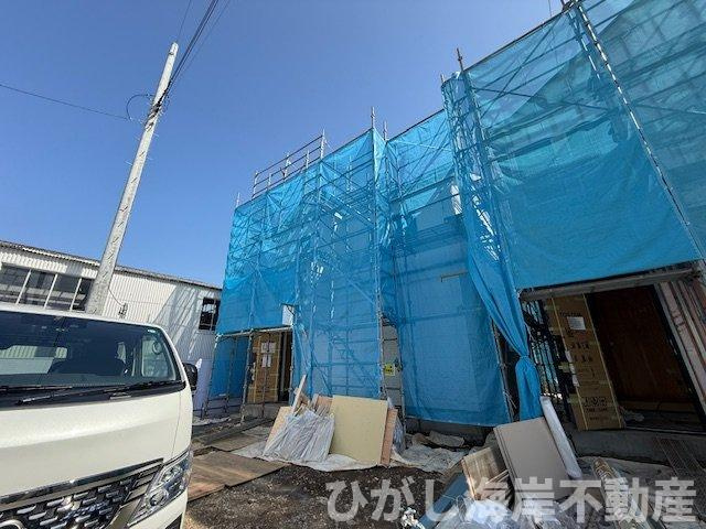 平塚市御殿4丁目　新築戸建　全５棟の外観|4月18日撮影　建築中　現地外観