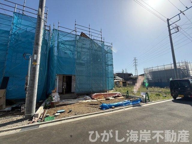 平塚市御殿4丁目　新築戸建　全５棟の外観|4月18日撮影　建築中　現地外観