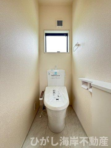 茅ヶ崎市菱沼１丁目　新築戸建　全２棟のトイレ|洗浄機能付きお手洗い