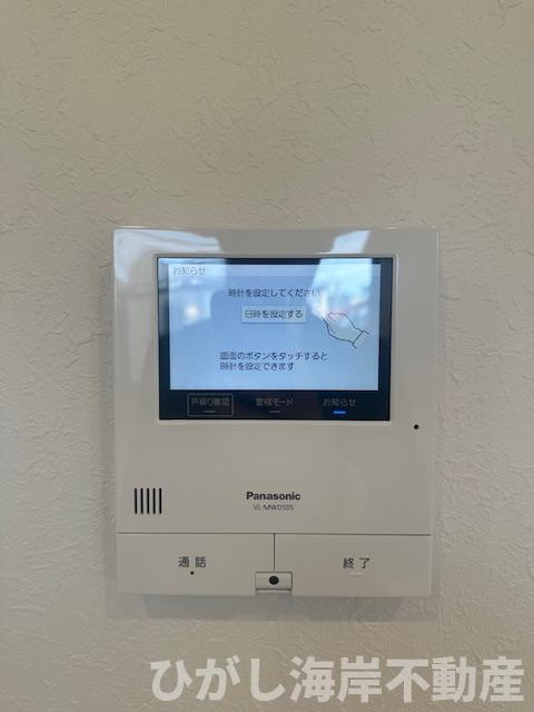 茅ヶ崎市中海岸3丁目　中古戸建のセキュリティ|TVモニター付きインターフォン