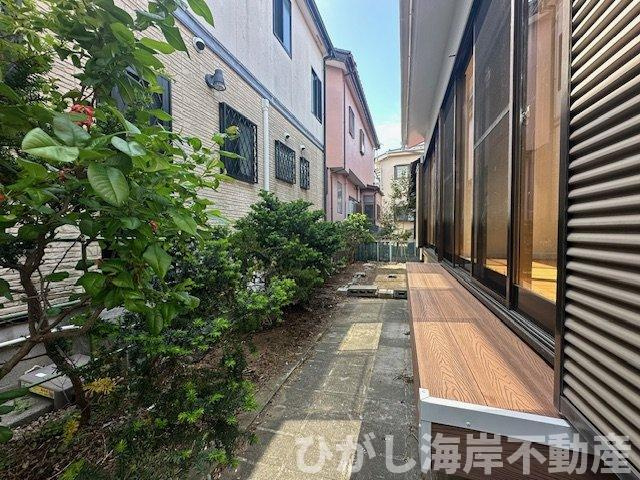 茅ケ崎市下町屋２丁目　中古戸建の庭|縁側
