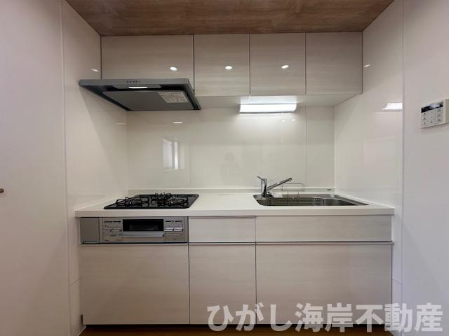 茅ケ崎市下町屋２丁目　中古戸建のキッチン|新規リフォーム完了！　システムキッチン