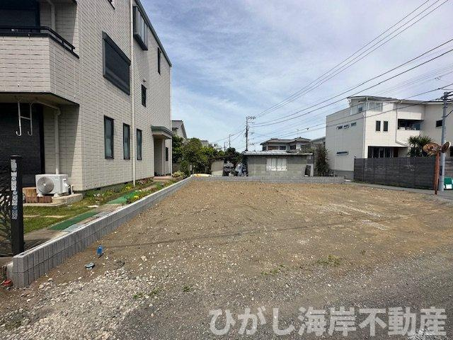 茅ヶ崎市南湖5丁目　新築戸建　全２棟の外観|4月18日撮影　建築中　現地外観