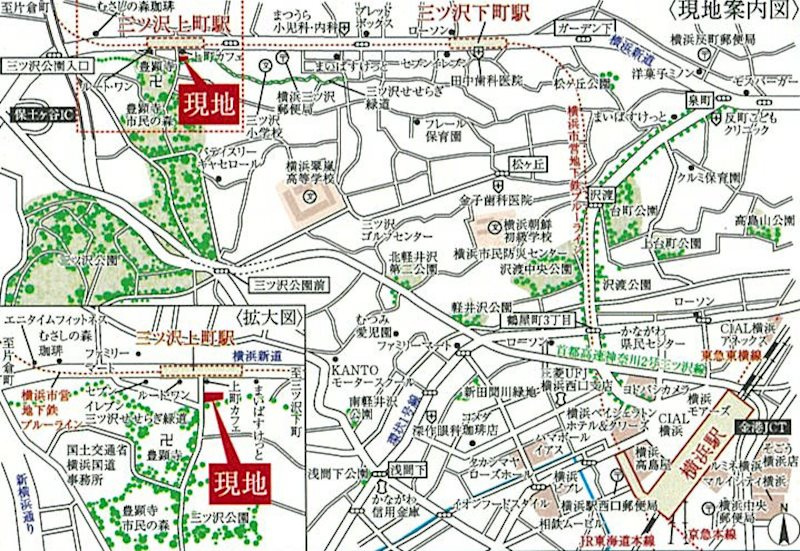 アイルプレミアム横浜ウエストの地図