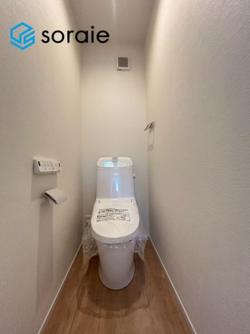 所沢市北秋津8期全1棟　新築戸建のトイレ|5/18撮影