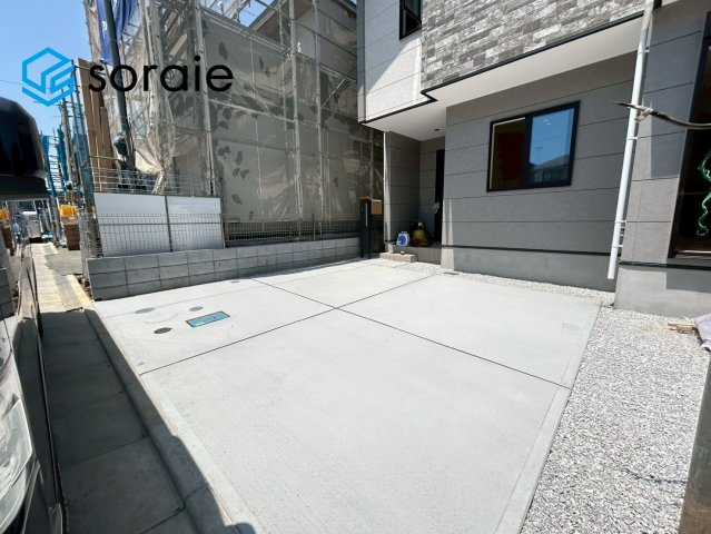 所沢市北秋津8期全1棟　新築戸建の駐車場|5/18撮影