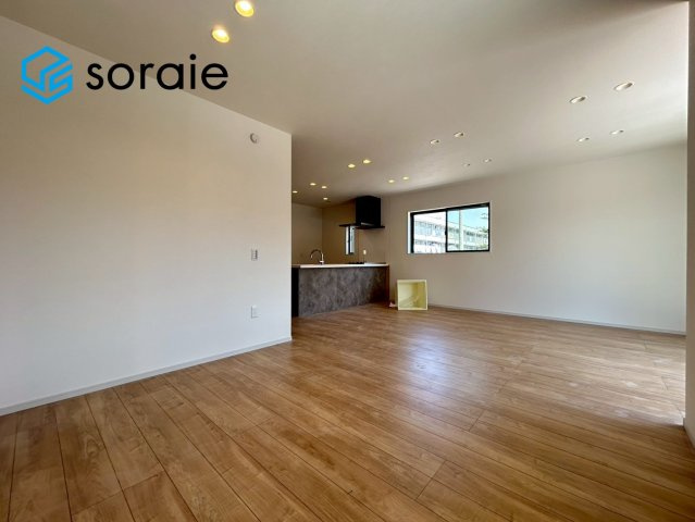 所沢市北秋津8期全1棟　新築戸建の居間・リビング|5/18撮影