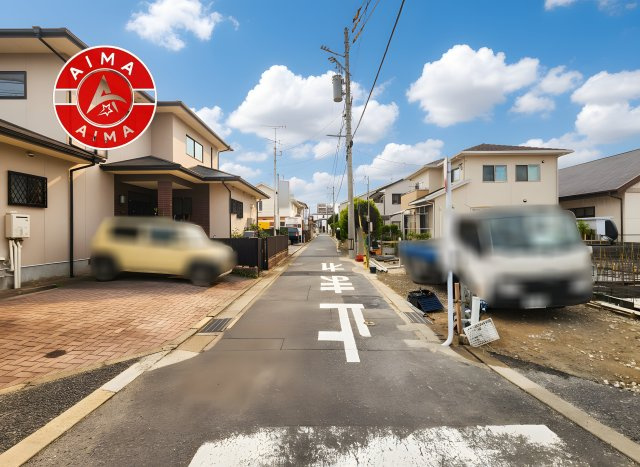 福岡市西区小戸3丁目第7-3棟（1号棟）　の前面道路含む現地写真|前面道路です。