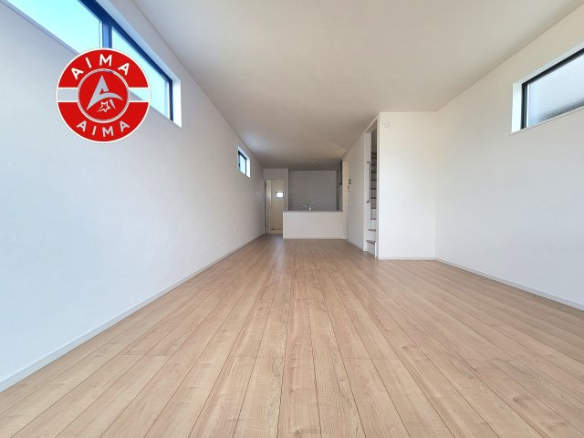 福岡市西区小戸3丁目第7-3棟（1号棟）　の居間・リビング|多くの時間を過すことになるリビングだからこそ、いつも穏やかな空間・解放感が味わえ毎日が充実します。