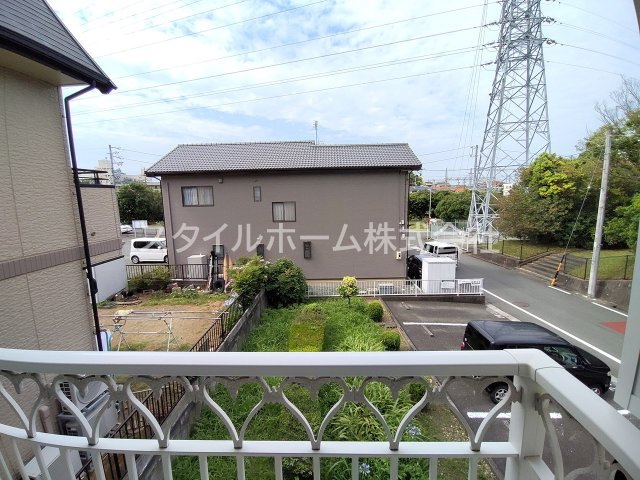 ハミング南牛川の展望|バルコニーからの展望です。