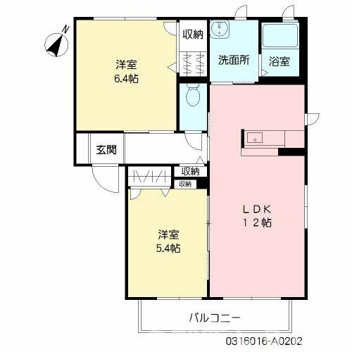 メゾンドオーブの間取り