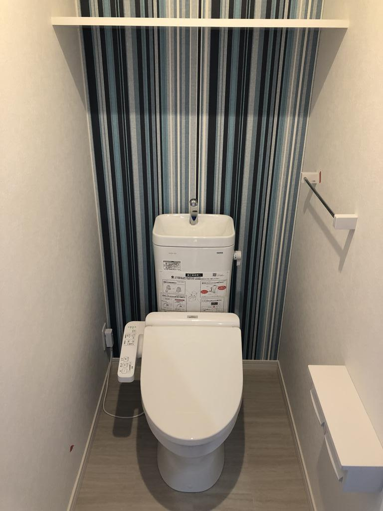 熊本市南区刈草１丁目の賃貸マンションのトイレ