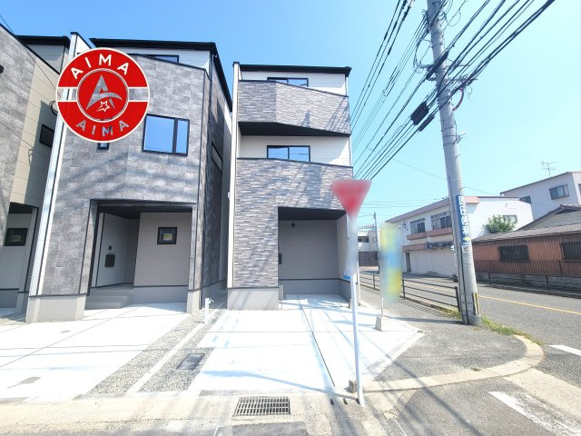 福岡市西区小戸3丁目第7-3棟（3号棟）　の外観|デザイン性のある外観です。