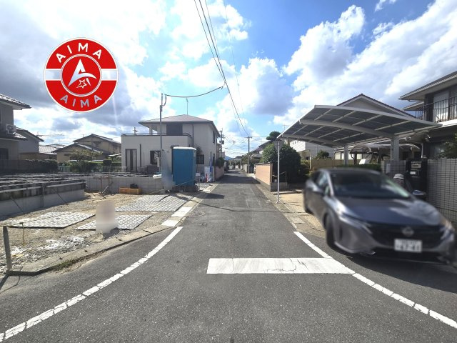 福岡市西区小戸3丁目第7-3棟（3号棟）　の外観|前面道路含む現地の写真です。