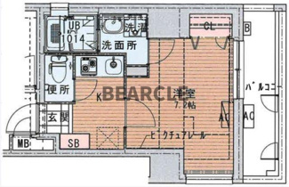 【間取り】 | フォレスト西大路五条