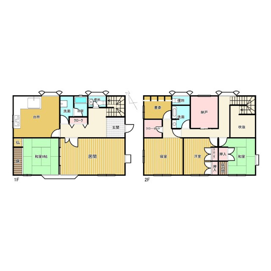 【間取り】 | 高砂市西畑既存戸建