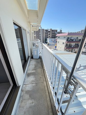 ウィズ富松Ⅱ番館のバルコニー
