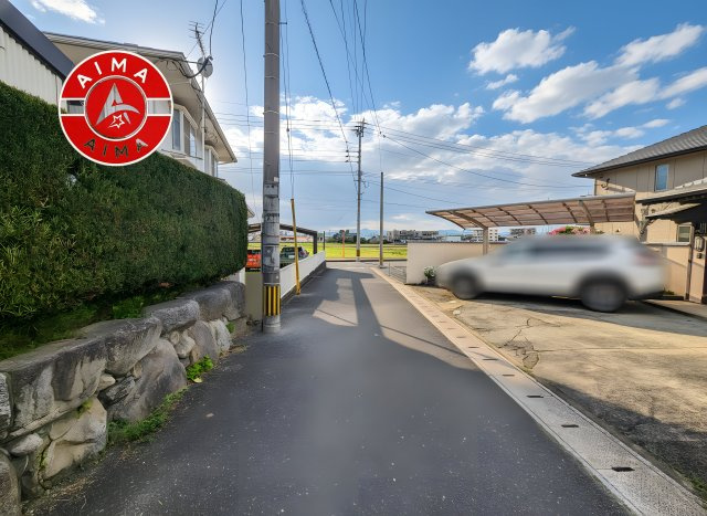 糟屋郡粕屋町内橋東1丁目第3-2棟（2号棟）　の前面道路含む現地写真|前面道路です。